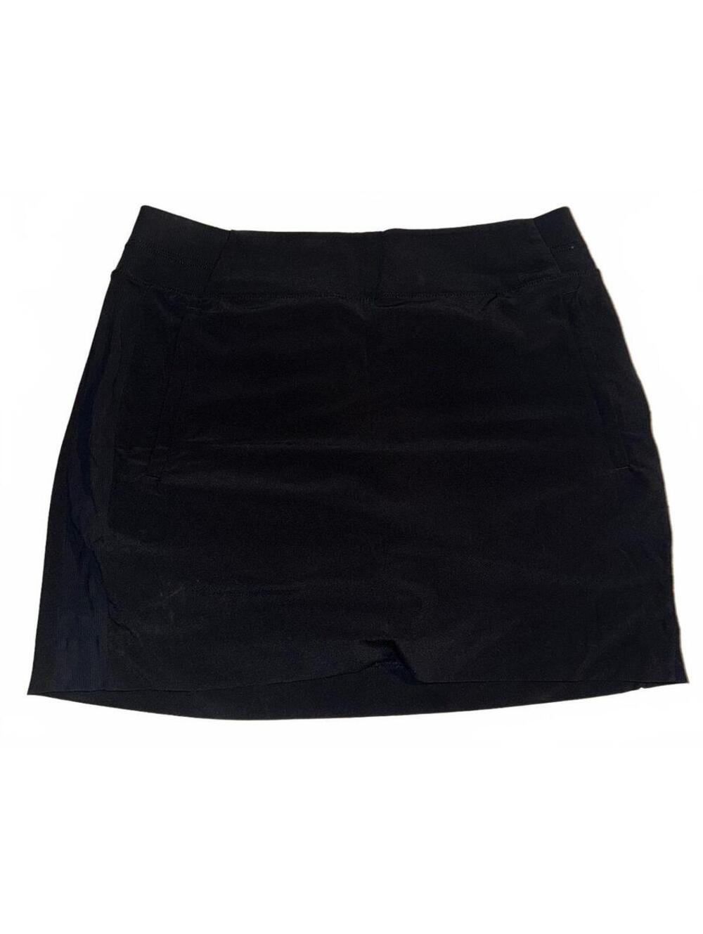 Athleta black tennis/golf style skirt with built in shorts. Size: 10